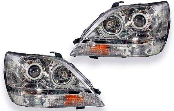 Фара PF-EE-312-1152-CR (LEXUS RX300/TOYOTA HARRIER 98-02) хром линза тюнинг комплект R+L - изображение Фара PF-EE-312-1152-CR (LEXUS RX300/TOYOTA HARRIER 98-02) хром линза тюнинг комплект R+L - изображение