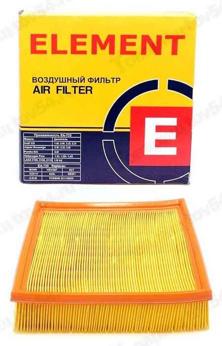 Фильтр воздушный ВАЗ 2112 без сетки <b>ELEMENT EA-725</b> - изображение Фильтр воздушный ВАЗ 2112 без сетки <b>ELEMENT EA-725</b> - изображение
