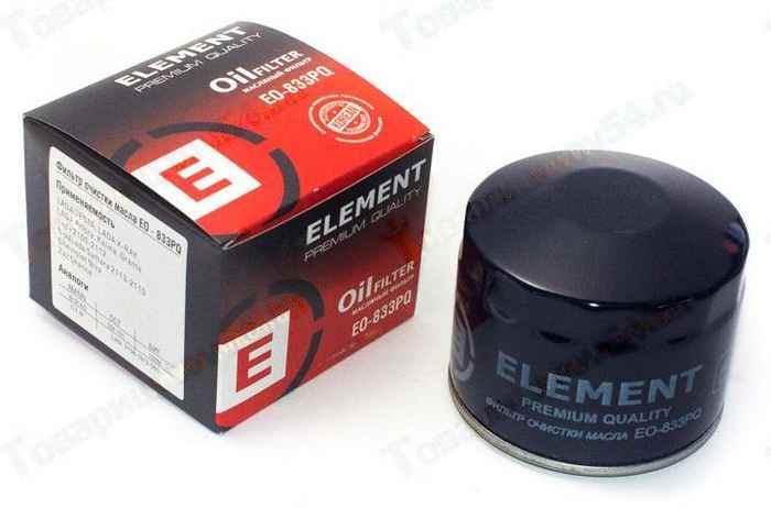 Фильтр масляный ВАЗ 2108 ЕО-833 Premium <b>ELEMENT EO-833PQ</b> - изображение