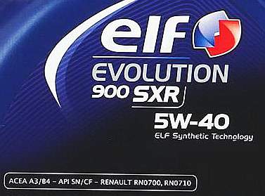 Масло моторное синтетическое 1л 5w40 SN/CF Elf Evolution 900 SXR 194849 - изображение 1