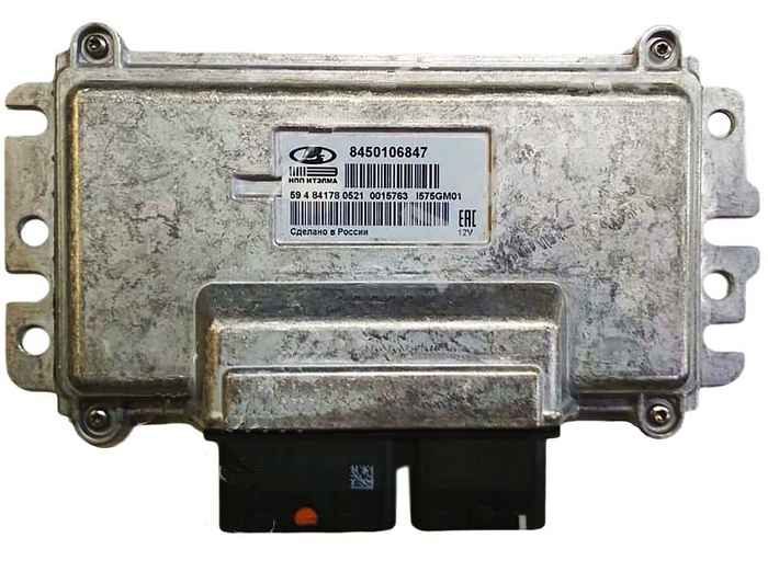 Блок управления двигателем LADA Granta М74М <b>ЭЛКАР 8450106847 ИУ</b> 8450106847 - изображение