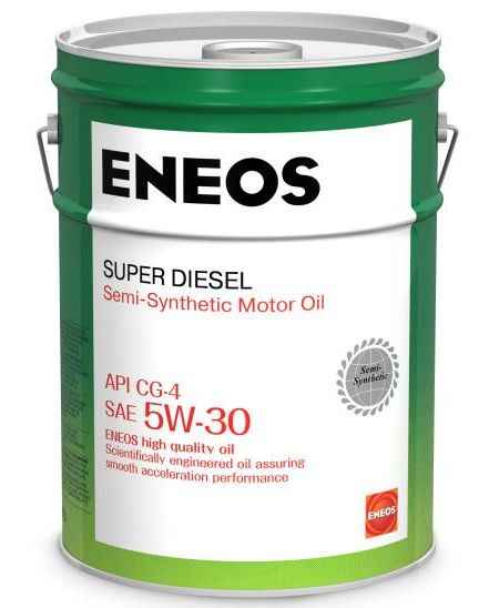 Масло моторное полусинтетическое 20л 5w30 CG Eneos DIESEL CG-4 OIL1332 - изображение