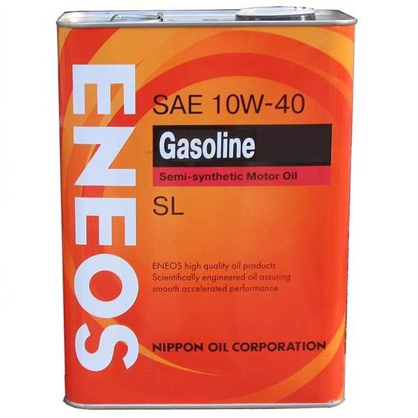 ENEOS 10W40 Super Gasoline (3, 78л) полусинтетическое SL - изображение