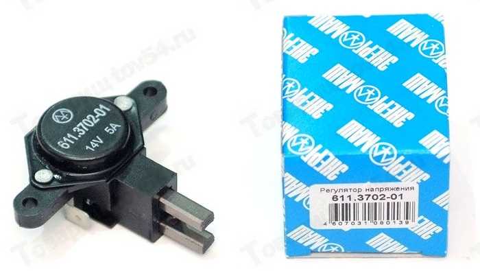 Реле зарядки ВАЗ 2110 (аналог 57.3702) 14,3 Вт <b>Энергомаш 611.3702-01</b> - изображение Реле зарядки ВАЗ 2110 (аналог 57.3702) 14,3 Вт <b>Энергомаш 611.3702-01</b> - изображение