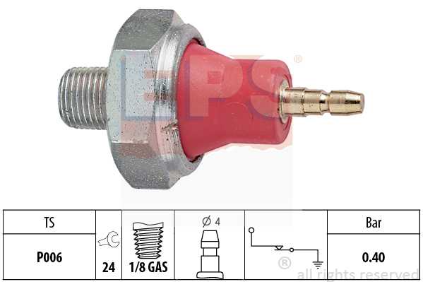 Датчик давления масла_ Opel Astra 1.7TD 91-96, Honda Civic 1.2-1.8i 84> <b>EPS 1800015</b> - изображение
