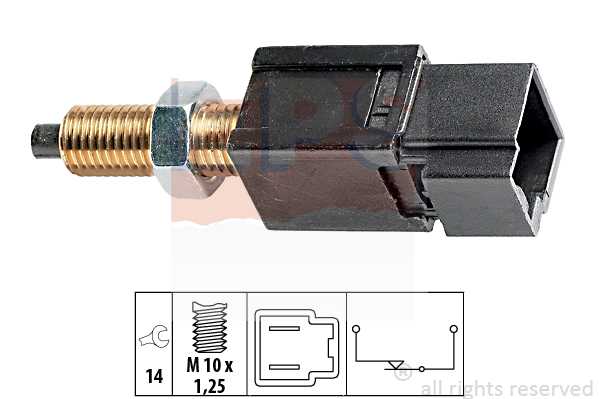Датчик стоп-сигнала! Nissan Almera 95-00/Sunny all <95/Primera SW all 90> <b>EPS 1810052</b> - изображение