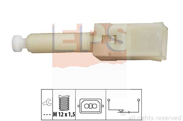 Датчик стоп-сигнала_ Audi 1002008090A4A6A8 all 83>, VW Passat 1.6-2.8 96-90 <b>EPS 1810087</b> - изображение