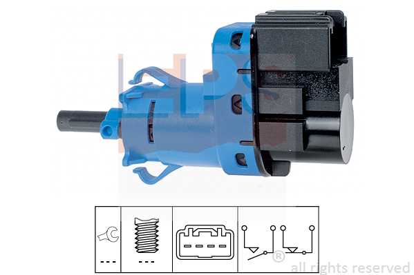 Датчик стоп-сигнала_ Mazda 356 1.8-2.0MRZ-CD 05> <b>EPS 1810245</b> - изображение