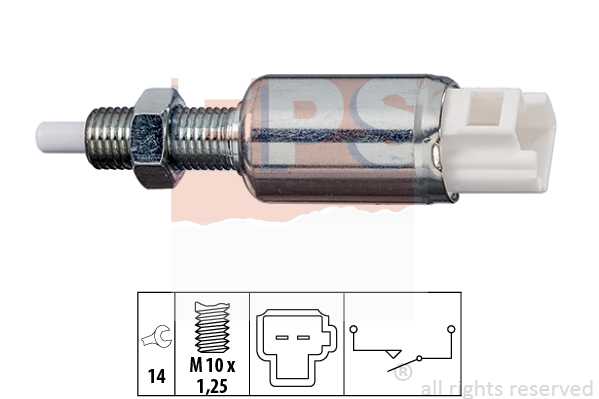 Датчик стоп-сигнала! Opel, Toyota Rav4 2.0i, Suzuki Swift 1.2-1.4/1.4DDiS 01> <b>EPS 1810258</b> - изображение