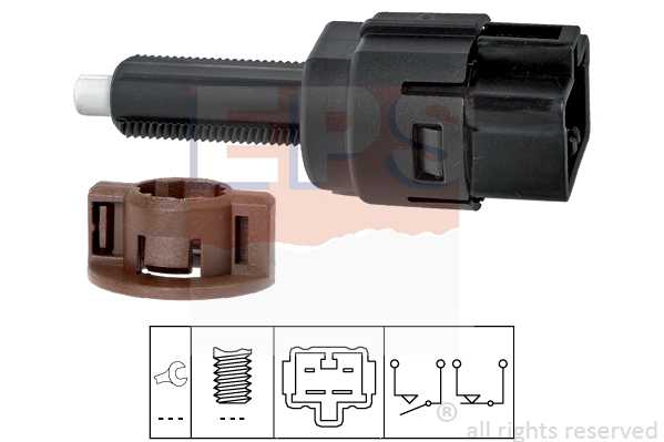 1.810.261_датчик стоп-сигнала! Honda Jazz/FR-V/Civic/Accord/Legend/CR-V 1.2-3.7i/CTDi 02> <b>EPS 1810261</b> - изображение