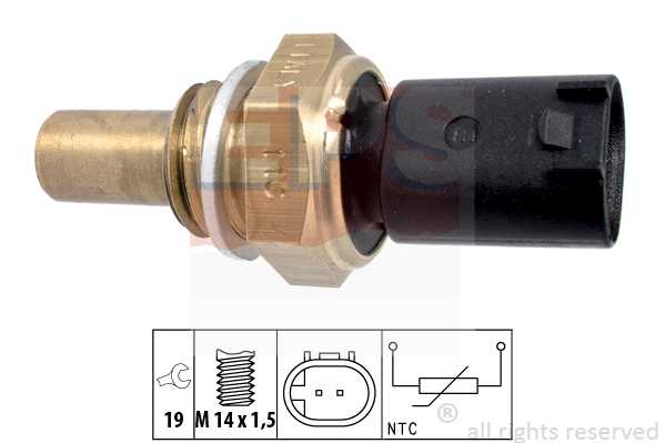 Датчик температуры охл.жидк.! MB W169/W202/W203/W210/W211/W140/Sprinter 95> <b>EPS 1830350</b> - изображение Датчик температуры охл.жидк.! MB W169/W202/W203/W210/W211/W140/Sprinter 95> <b>EPS 1830350</b> - изображение