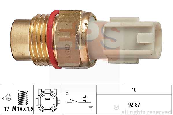 Датчик включения вентилятора! Toyota CarinaE/Corolla/Celica 1.3i/1.6i/1.8i 16V 89> <b>EPS 1850198</b> - изображение