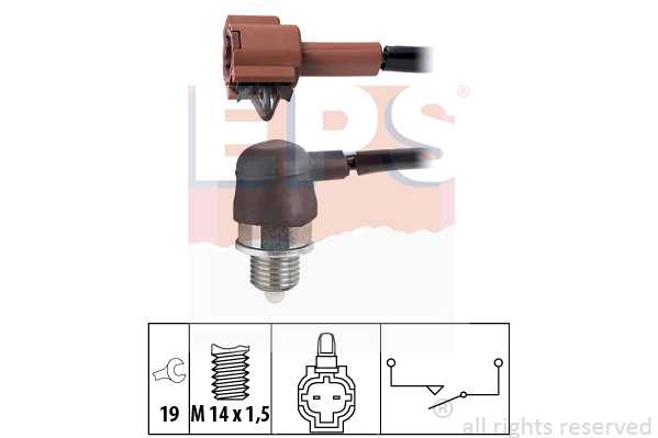 Датчик заднего хода! Subaru Forester/Impreza/Legasy II-III 1.8-2.5i 92> <b>EPS 1860236</b> - изображение