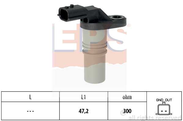Датчик положения распредвала! Renault Clio/Kangoo/Megane 1.4-1.6 16V 08> <b>EPS 1953646</b> - изображение