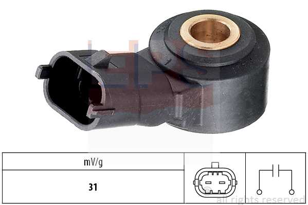 Датчик детонации! Citroen C1, Peugeot 107, Toyota Aygo/Yaris 1.0 05> <b>EPS 1957009</b> - изображение