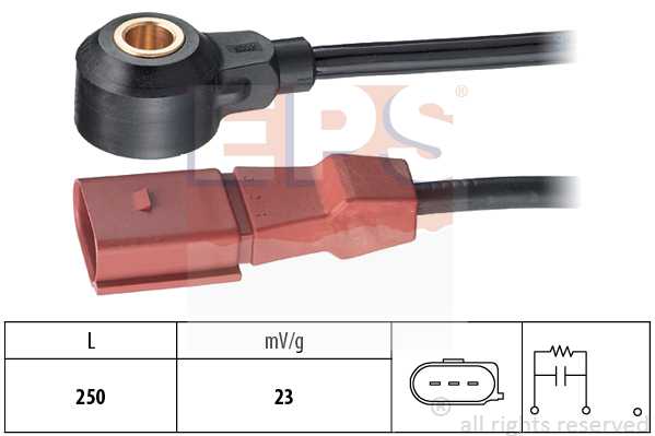 Датчик детонации! Audi A3, VW Bora/Golf, Seat Ibiza/Leon/Toledo 1.8i 96> <b>EPS 1957035</b> - изображение