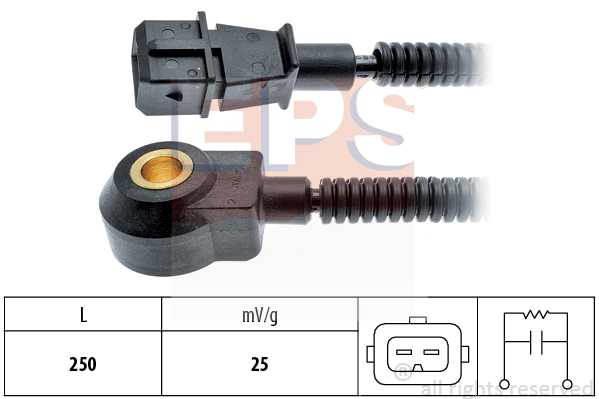 Датчик детонации! Hyundai Coupe/Lantra/Sonata/Trajet, KIA Cerato 1.8/2.0 00> <b>EPS 1957205</b> - изображение
