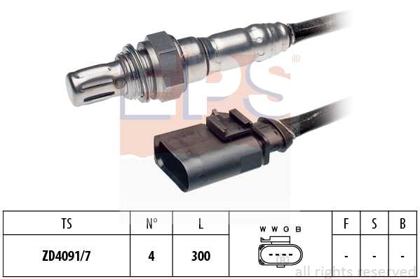 Лямбда-зонд <b>EPS 1998170</b> - изображение