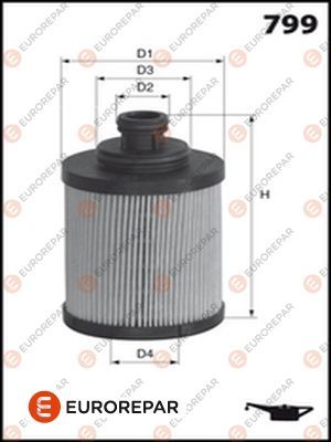 Фильтр масляный <b>EURO REPAR 1609563880</b> - изображение