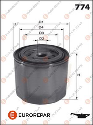 Масл фильтр <b>EURO REPAR 1611659680</b> - изображение