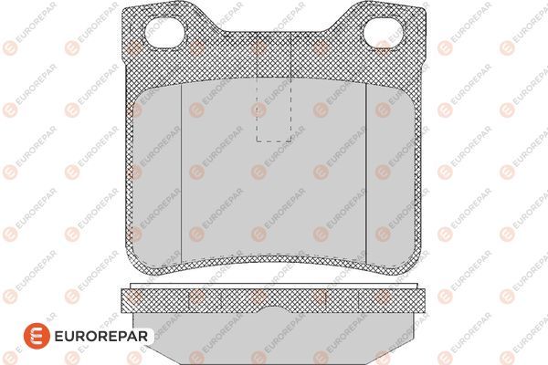 Задние тормозные колодки <b>EURO REPAR 1617253280</b> - изображение