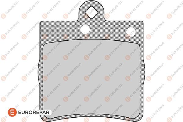 Колодки тормозные (комплект из 4х шт) <b>EURO REPAR 1617262980</b> - изображение