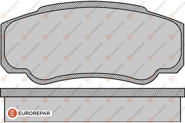 Задние тормозные колодки <b>EURO REPAR 1617281780</b> - изображение