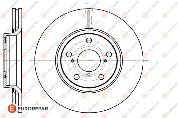 Диск тормозной <b>EURO REPAR 1622812580</b> - изображение