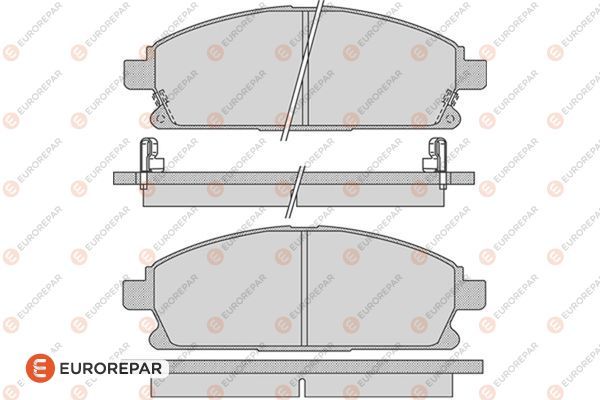 Тормозные колодки <b>EURO REPAR 1623059280</b> - изображение