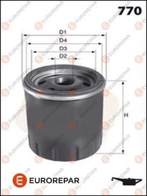 Фильтр масляный <b>EURO REPAR E149217</b> - изображение Фильтр масляный <b>EURO REPAR E149217</b> - изображение