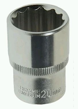 Головка 22мм 1/2" 12 гран. короткая ЭВРИКА ER-9131512 - изображение