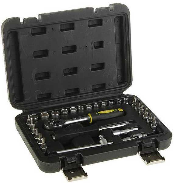 Набор инструментов 1/4" ЭВРИКА ER-TK30 (6 гран., 30 предм.) - изображение 1