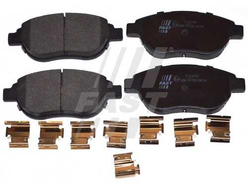 Колодки тормозные CITROEN BERLINGO 08> перед ESP <b>FAST FT29156</b> - изображение