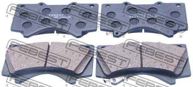 Колодки тормозные дисковые <b>FEBEST 0101-GRJ200F</b> - изображение 2