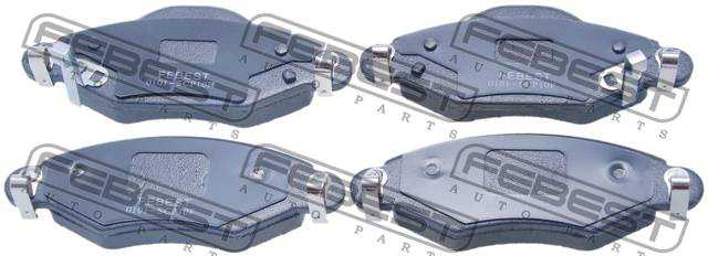 Колодки тормозные дисковые передний для TOYOTA YARIS(NCP1#,NLP1#,SCP1#) <b>FEBEST 0101-SCP10F</b> - изображение 2