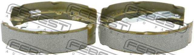 Колодки барабанные TOYOTA HILUX 2004-2012 <b>FEBEST 0102-GGN25R</b> - изображение 1