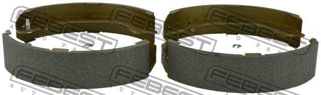 Колодки барабанные TOYOTA LAND CRUISER 100 HDJ101/UZJ100 1998-2007 <b>FEBEST 0102-HDJ100R</b> - изображение 1