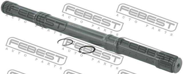 Полуось левая TOYOTA AVENSIS ADT25#/AZT25#/CDT250/ZZT25# 2003-2008 <b>FEBEST 0112-AZT250LH</b> - изображение 1