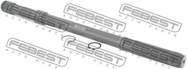 Полуось левая TOYOTA COROLLA VERSO AUR10/CUR10/ZNR1# 2004-2009 <b>FEBEST 0112-ZNR10LH</b> - изображение 1