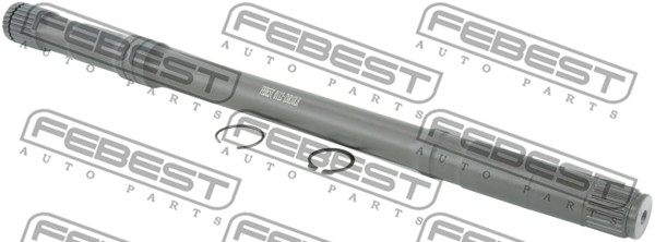 Полуось левая TOYOTA COROLLA VERSO AUR10/CUR10/ZNR1# 2004-2009 <b>FEBEST 0112-ZNR10LH</b> - изображение
