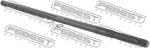 Полуось правая TOYOTA AVENSIS ADT25#/AZT25#/CDT250/ZZT25# 2003-2008 <b>FEBEST 0112-ZZT251RH</b> - изображение