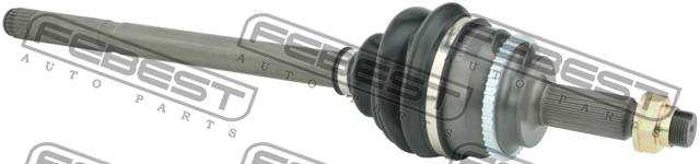 Шрус наружный с валом 23X550X26 подходит для TOYOTA AVENSIS ADT25#,AZT25#,CDT250,ZZT25# 2003.01-2008.11 [EU] <b>FEBEST 0114-ZZT251A48LH</b> - изображение 1