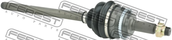 Шрус наружный с валом 23X550X26 подходит для TOYOTA AVENSIS ADT25#,AZT25#,CDT250,ZZT25# 2003.01-2008.11 [EU] <b>FEBEST 0114-ZZT251A48LH</b> - изображение