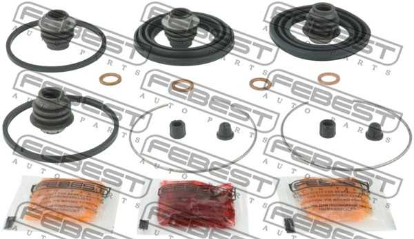 Ремкомплект суппорта тормозного переднего подходит для TOYOTA ESTIMA T/L ACR30,40,MCR30,40 1999.12-2006.01 [JP] <b>FEBEST 0175-AHR10F</b> - изображение