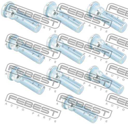Шпилька колесная (10 шт. в упаковке) <b>FEBEST 0184-001-PCS10</b> - изображение