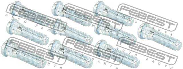 Шпилька колесная (10 шт. в упаковке) <b>FEBEST 0184-002-PCS10</b> - изображение