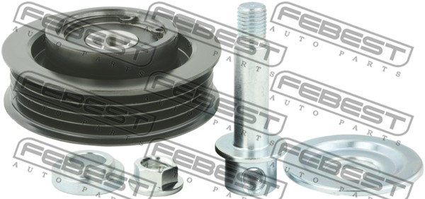 Ролик натяжной с креплением TOYOTA LAND CRUISER 200 <b>FEBEST 0187-VDJ200</b> - изображение