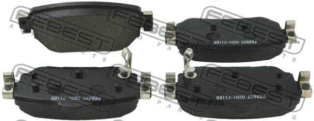 Колодки задние NISSAN X-TRAIL T32 2014- <b>FEBEST 0201-J11ER</b> - изображение 1
