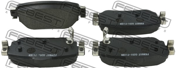 Колодки задние NISSAN X-TRAIL T32 2014- <b>FEBEST 0201-J11ER</b> - изображение