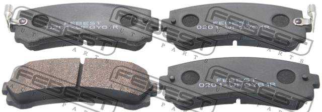 Колодки тормозные дисковые задний для NISSAN PATROL GR(Y61) <b>FEBEST 0201-WFGY61R</b> - изображение 2